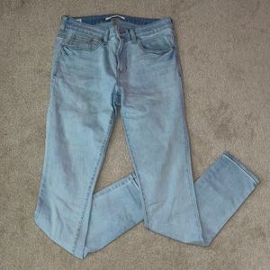 PacSun Mens light wash Stacked Skinny Jeans 30x32